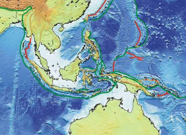 Kondisi Tektonik di Kepulauan Indonesia